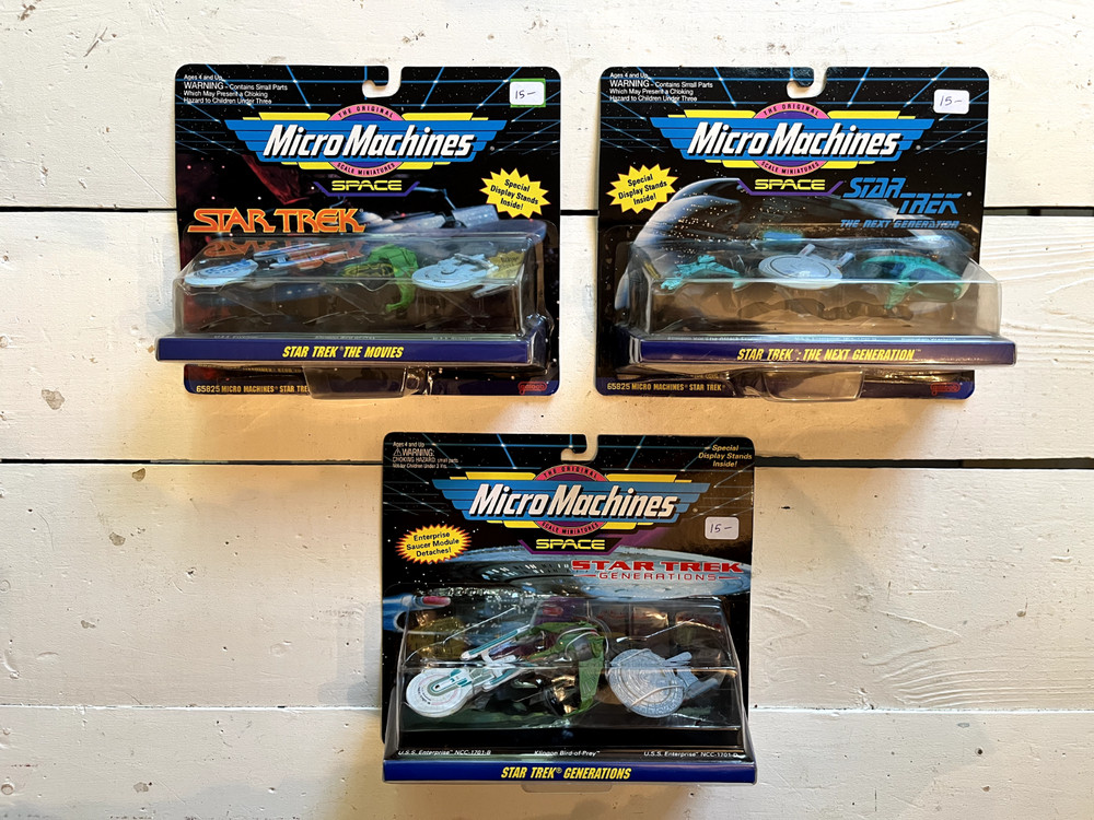 STAR TREK - 3 Micro Machines sets bundle