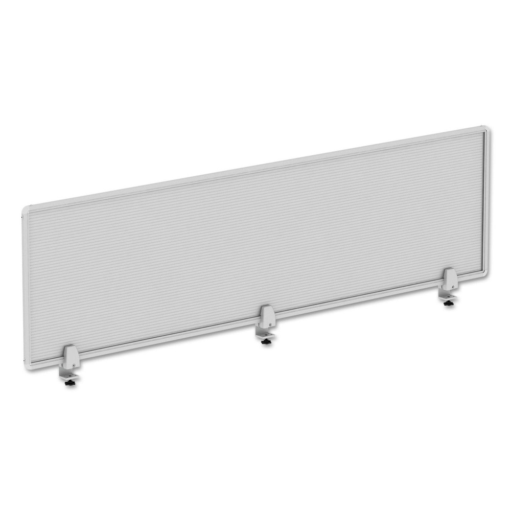 ALEPP6518 65 in. x 18 in. Polycarbonate Privacy Panel - Silver