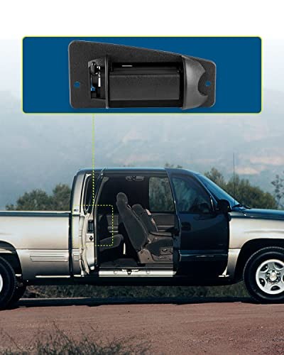 Exterior Door Handle Rear Passenger Side Replacement for 1999-2007 for