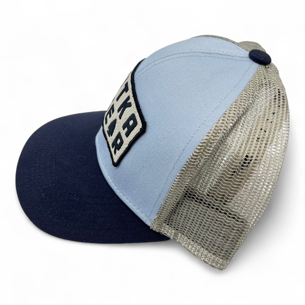 Sitka Hat Patch Mid-Pro Trucker Mesh Blue Gray OSF Snap-Back Mens Like New