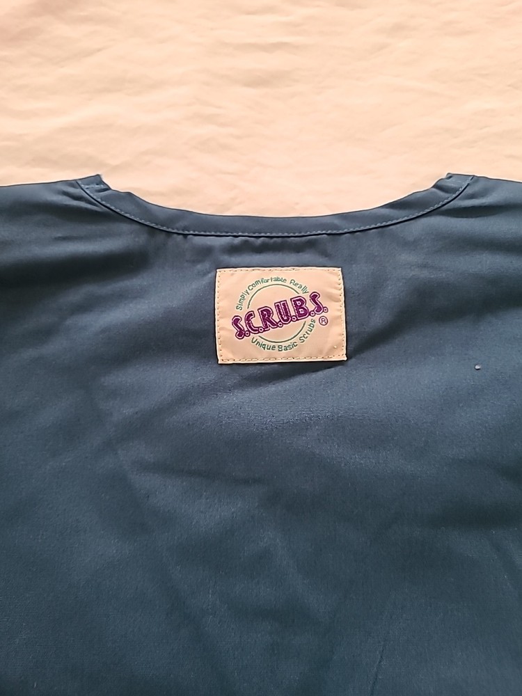 SCRUB ZONE ROYAL BLUE SCRUBS-small NWT