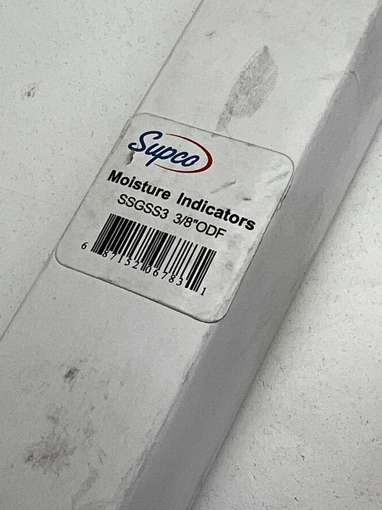 Supco SSGSS3 Refrigerant Line Moisture Indicator Sight Glass 3/8" ODF