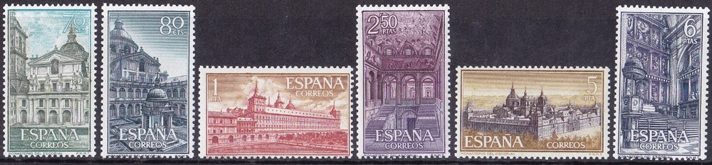 Spain - 1961 (1382-1387) Mint never Hinged - Monastary