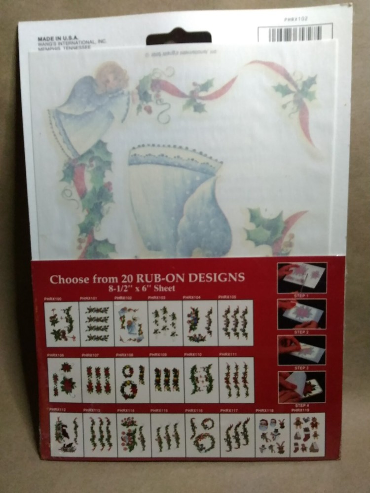 Painted Impressions Rub-On-Transfer by Priscilla Hauser - PHRX102