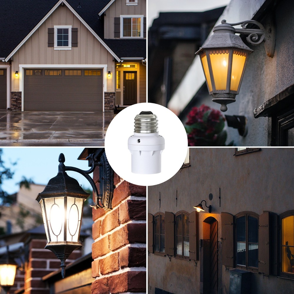 DEWENWIL 6 Pack Light Sensor Socket Dusk to Dawn Sensor Socket Light Bulb Socket