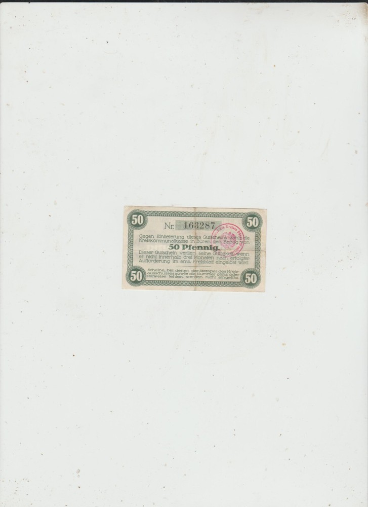 BUREN 50pfg 1917