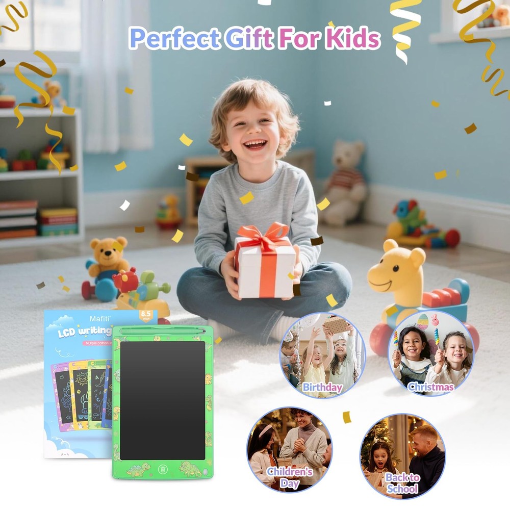 LCD Writing Tablet 8.5 Inch 2 Pack Colorful Screen Electronic Rainbow 2