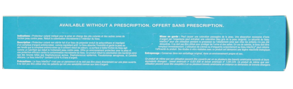Coloplast InterDry Textile w/ Antimicrobial Silver Complex 10x144