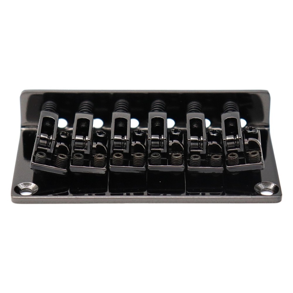 12 String Electric Guitar Bridge Metal 12 String Fixed Hardtail Bridge Black