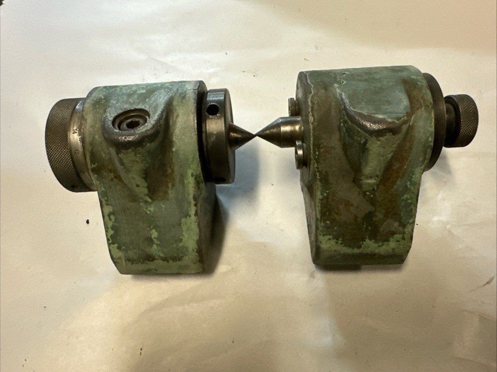 J & L Optical Comparitor Bench Centers Set/ Tailstock