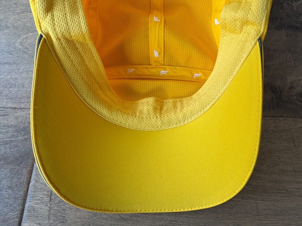 Fabletics The Fundamental Hat Sunset Yellow Adjustable Running Lightweight EUC