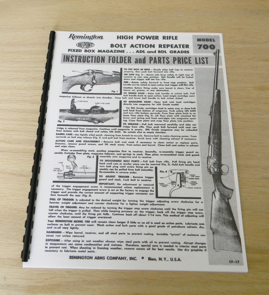 Remington Model 700 User Manual  - #54