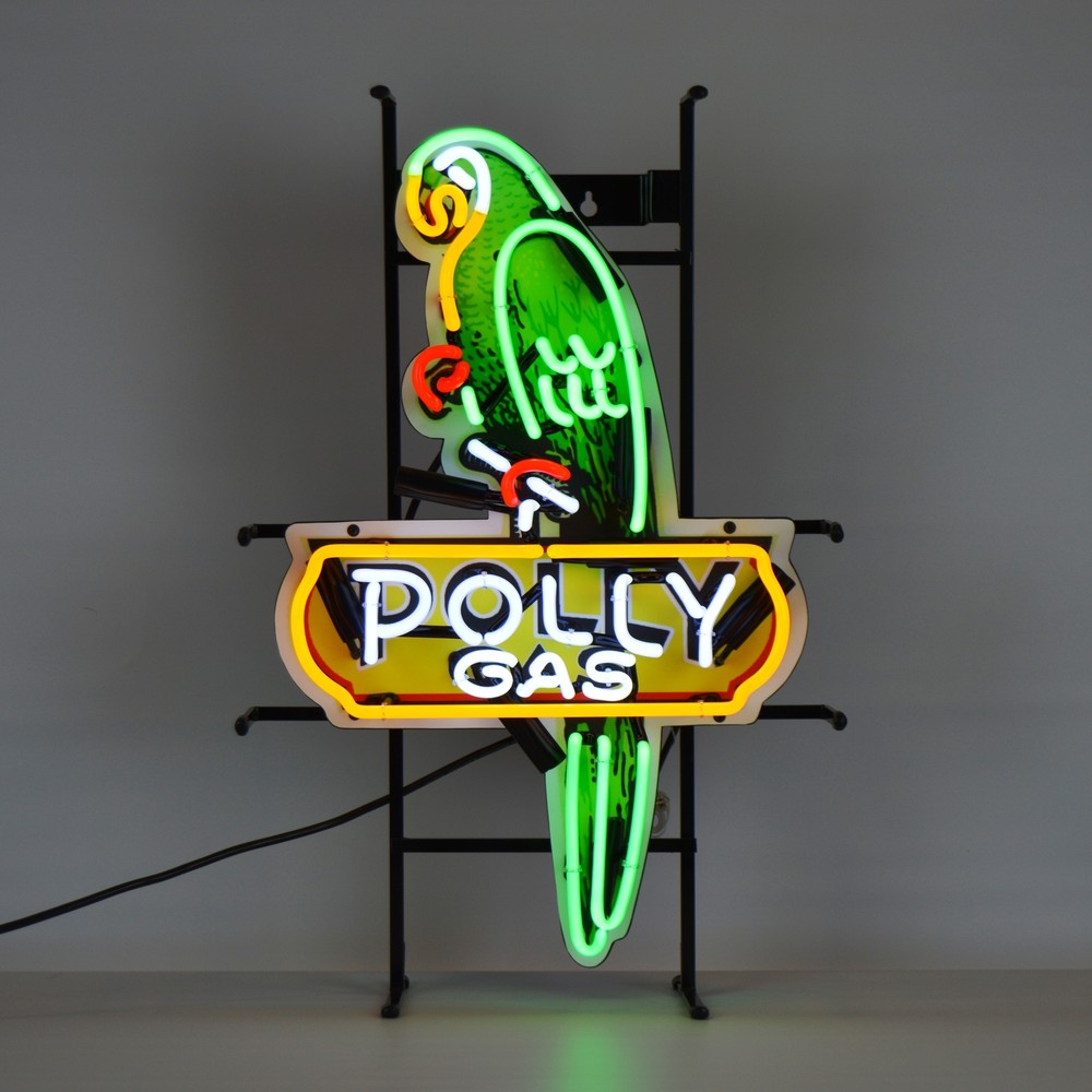 GAS - SHAPED POLLY GAS NEON SIGN