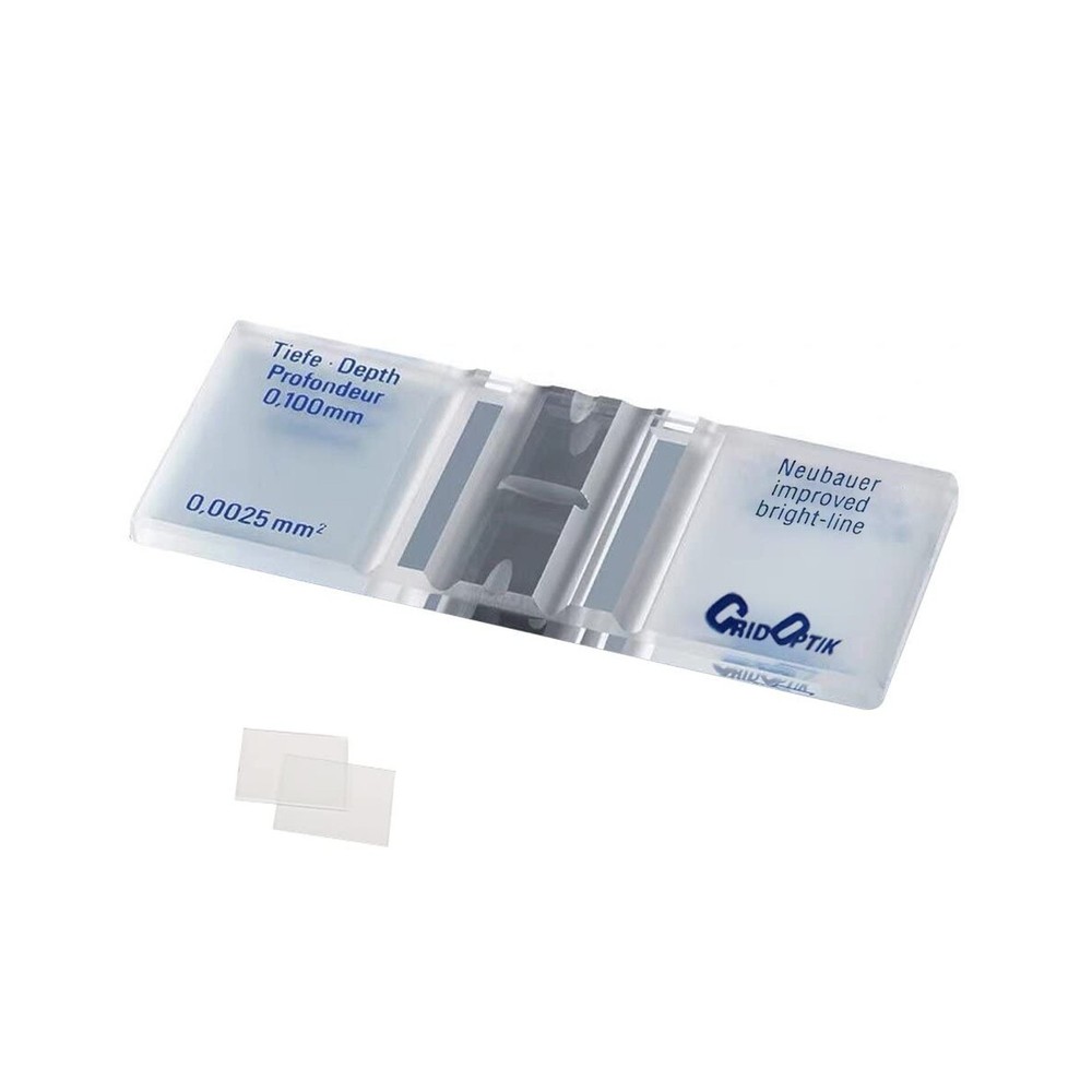 Cell Counting Chamber，Hemocytometer Neubauer Improved Blood Counting Cham