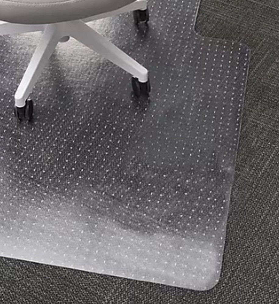 ES Robbin’s Extra High Pile Chair Mat, Rectangle with Lip - 36”x48”