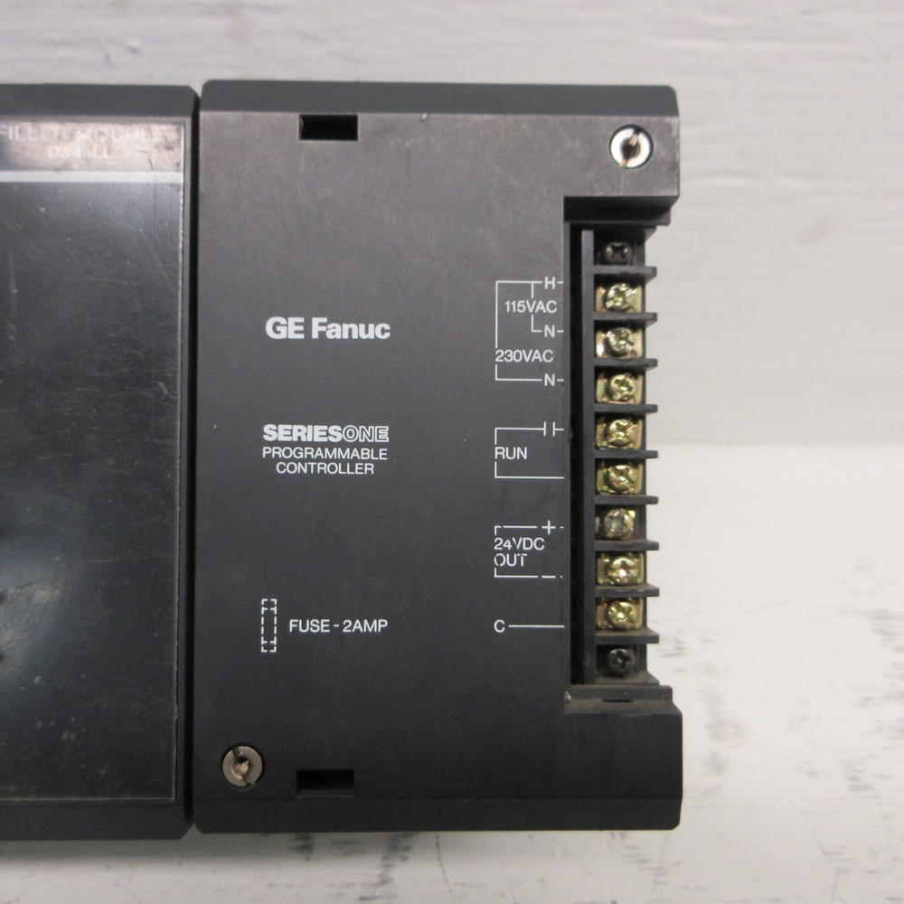 GE Fanuc IC610CHS110A Rack w/ Power Supply, Input Module, Output Module, Fillers