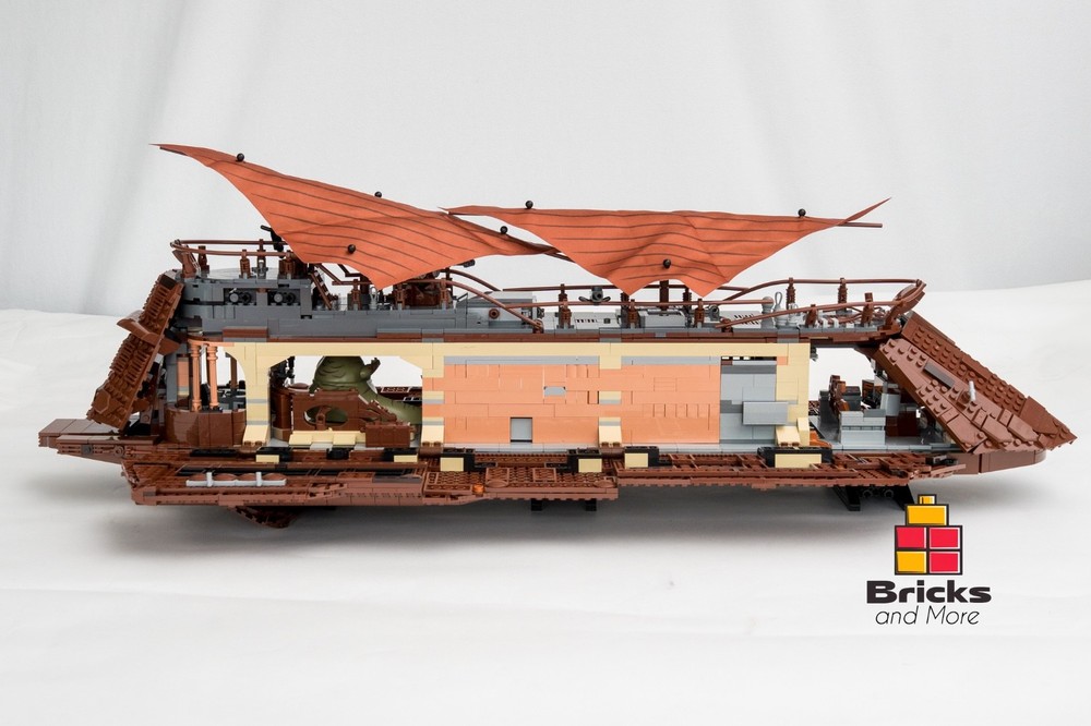 Jabba’s Sail Barge Interlocking Affordable Bricks 3943 Pieces MAKE OFFFER!