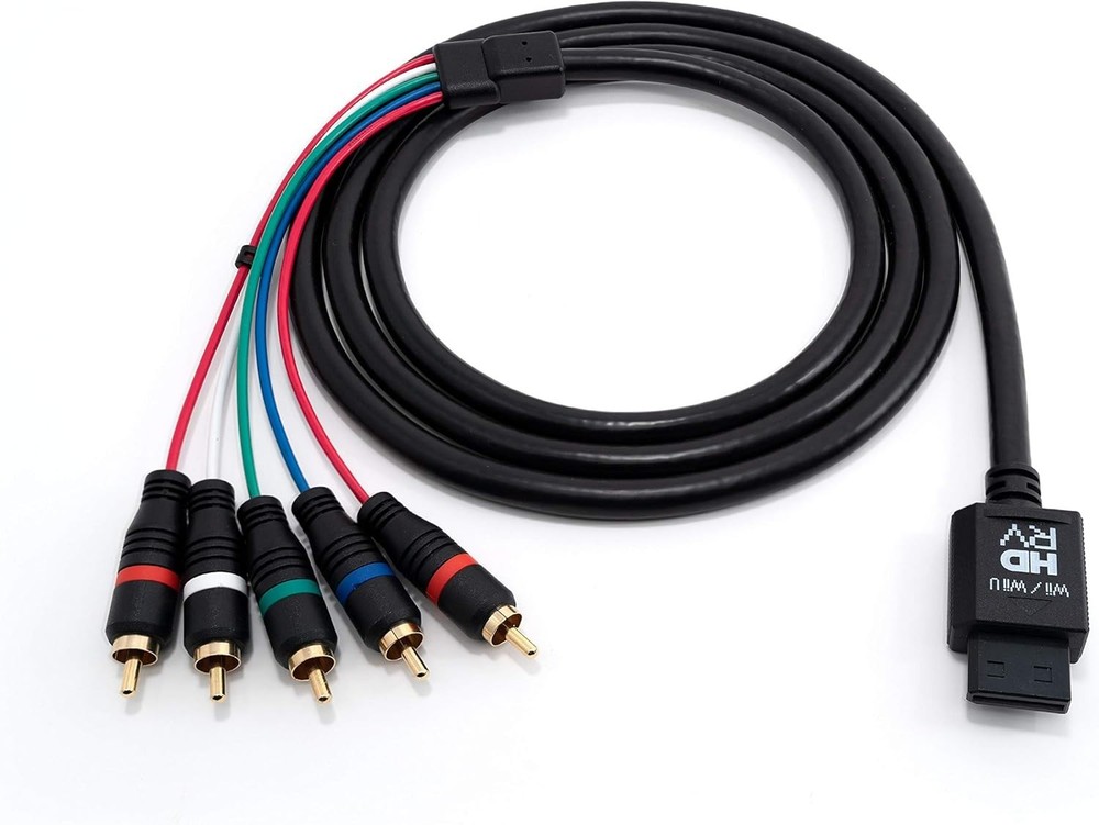 Shielded YPbPr Component Video Cable for Wii/Wii U