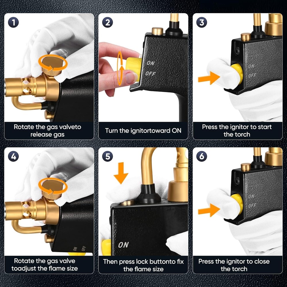 Bernzomatic TS8000 - High Intensity Trigger Start Torch . Black