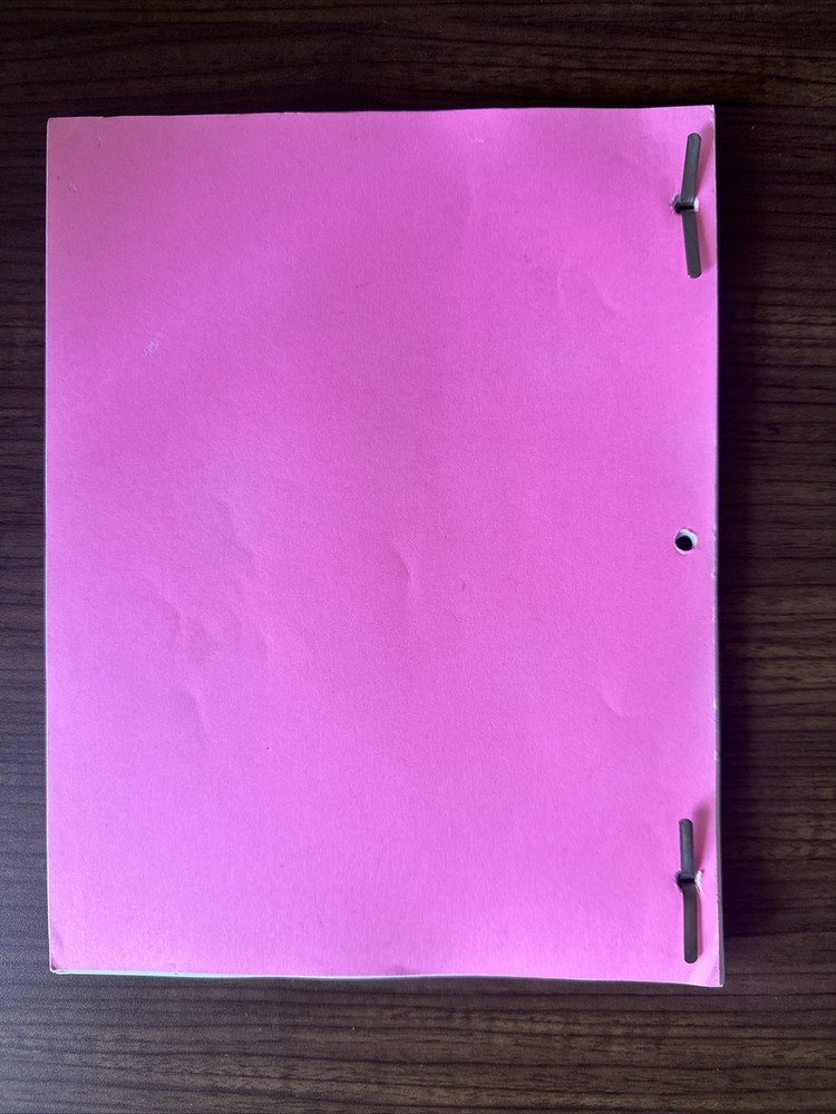 ORIGINAL 2018 Bob’s Burgers Table Read Script Fox Screenplay Fresh Princ-ipal