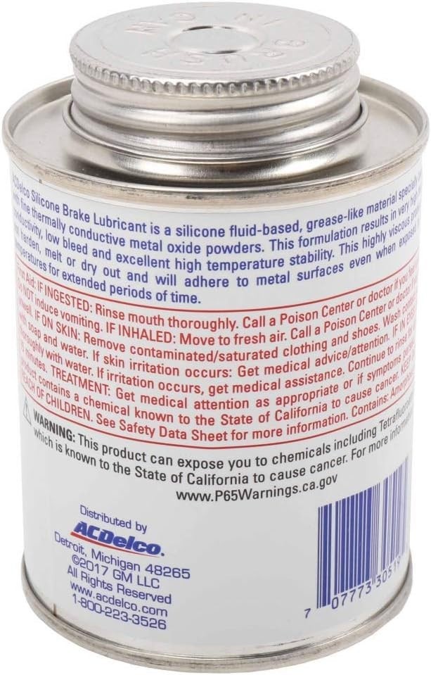 8 oz Silicone Brake Fluid - Noise Reduction & Longevity Solution