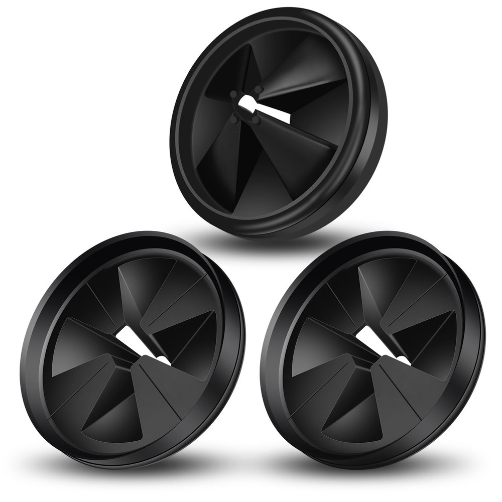 3 Pack Garbage Disposal Splash Guard  Sink Baffle 3 3/8" QCBAM for InSinkErat...