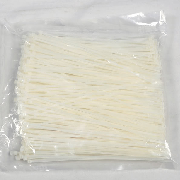 1000 × White Nylon Flexible Wire Cable Strap Tie 100mm x 3mm