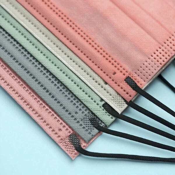 50 Assorted 3 Layer Breathable Disposable Face Masks Protective Covers
