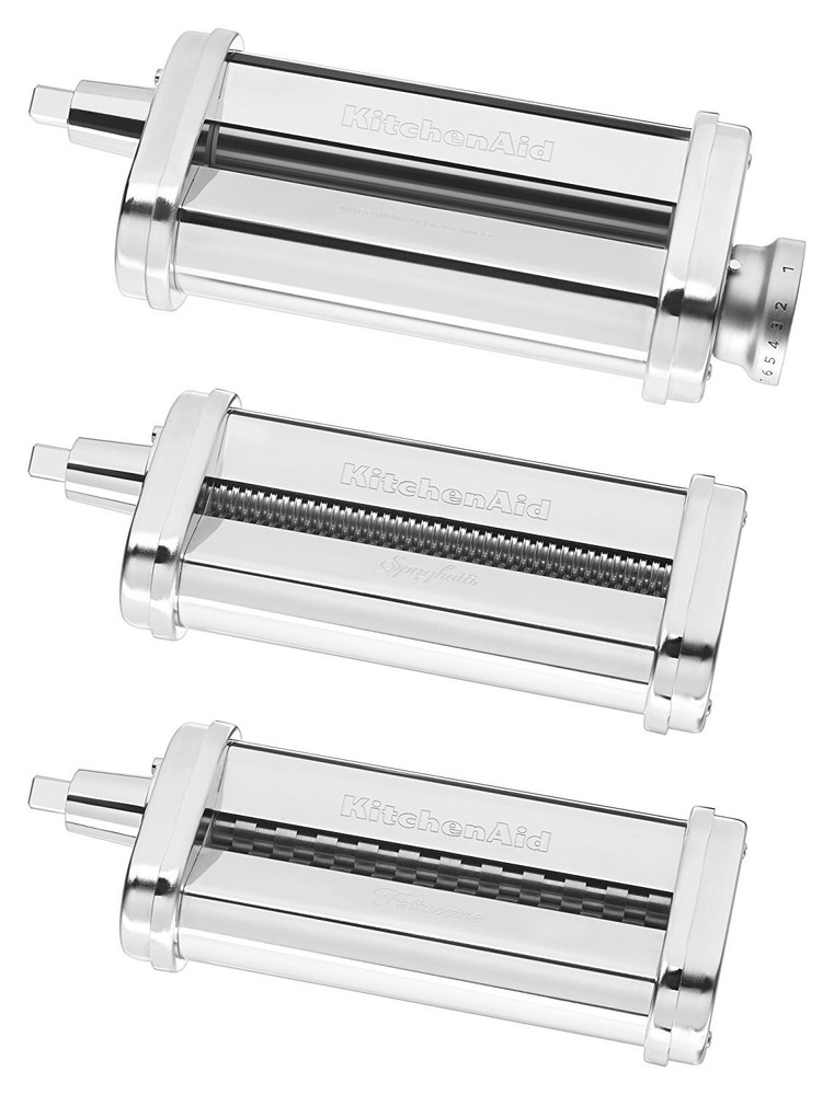 KitchenAid RKPRA 3-Piece Pasta Roller & Cutter Attachment Set (Open Box)