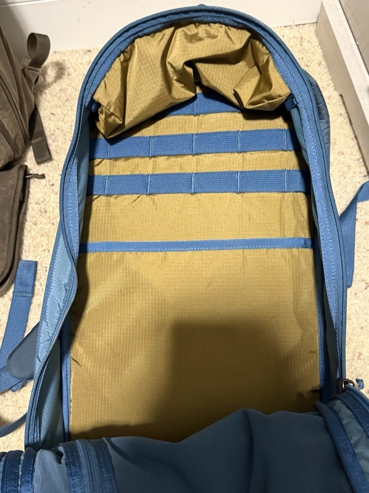 Goruck 18L Bullet Double Compartment (DC) Ripstop Robic backpack blue