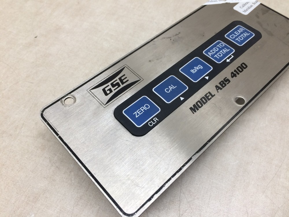 GSE ABS 4100 Scale Button Control Panel 204102-10000