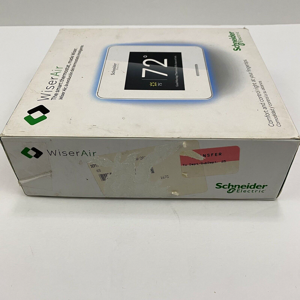 Schneider Electric Wiser Air Touchscreen Home Wifi Smart Programmable Thermostat