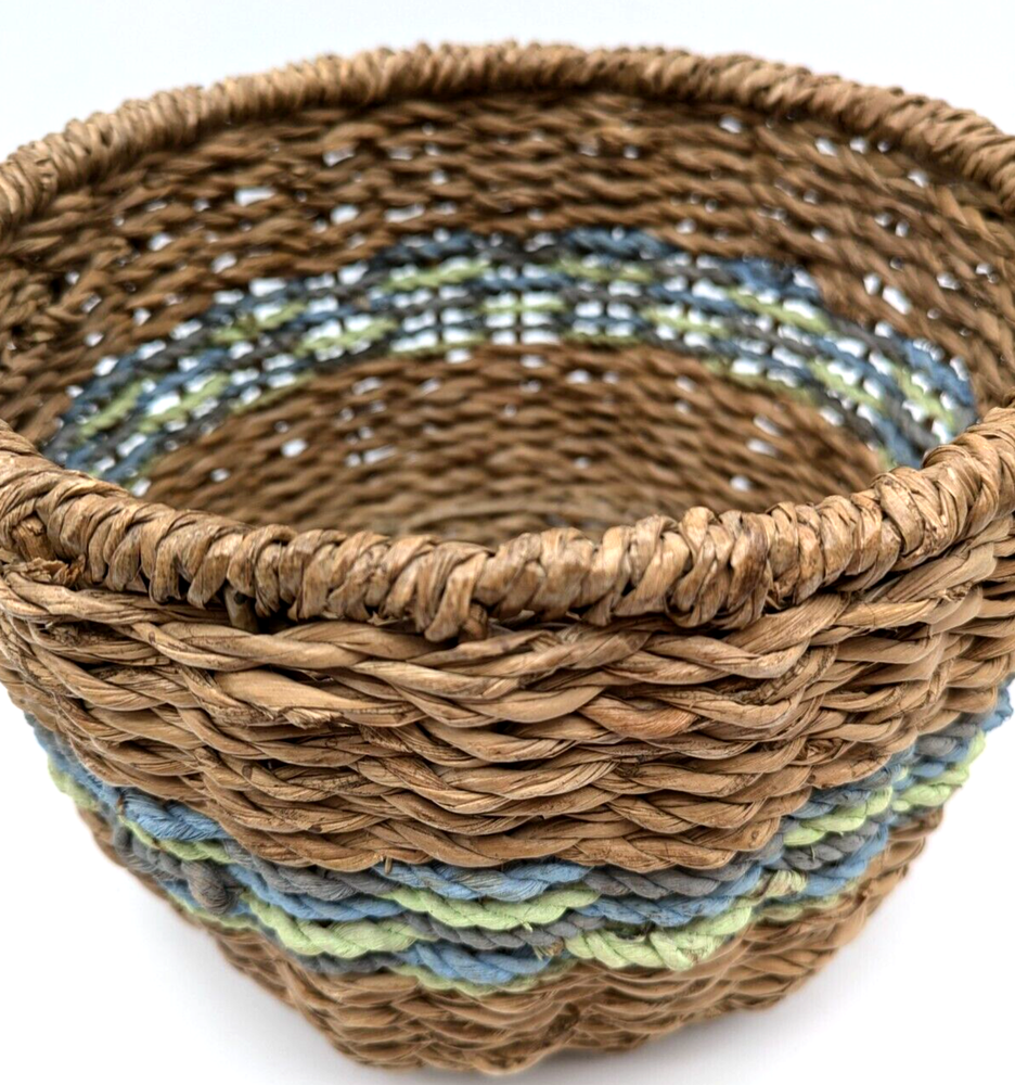 Brown Woven Rattan Basket Home Decor