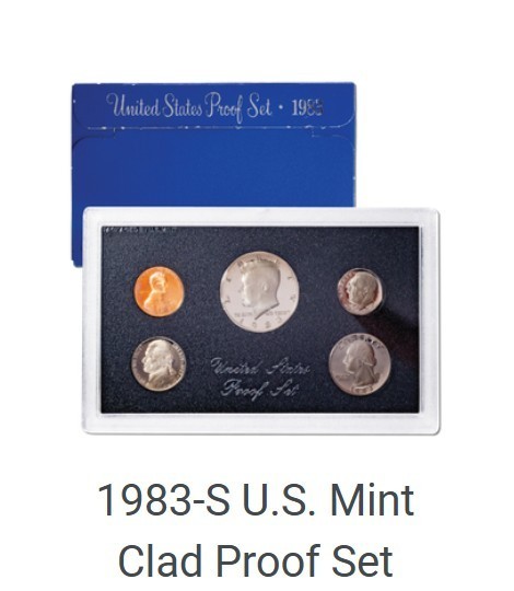 1983-S US Mint Clad Proof Set ~ OGP