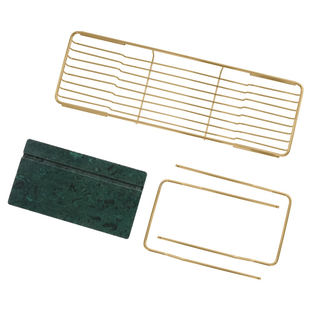 Expandable Bathtub Tray with Elegant Marble Board - Stylish & Durable