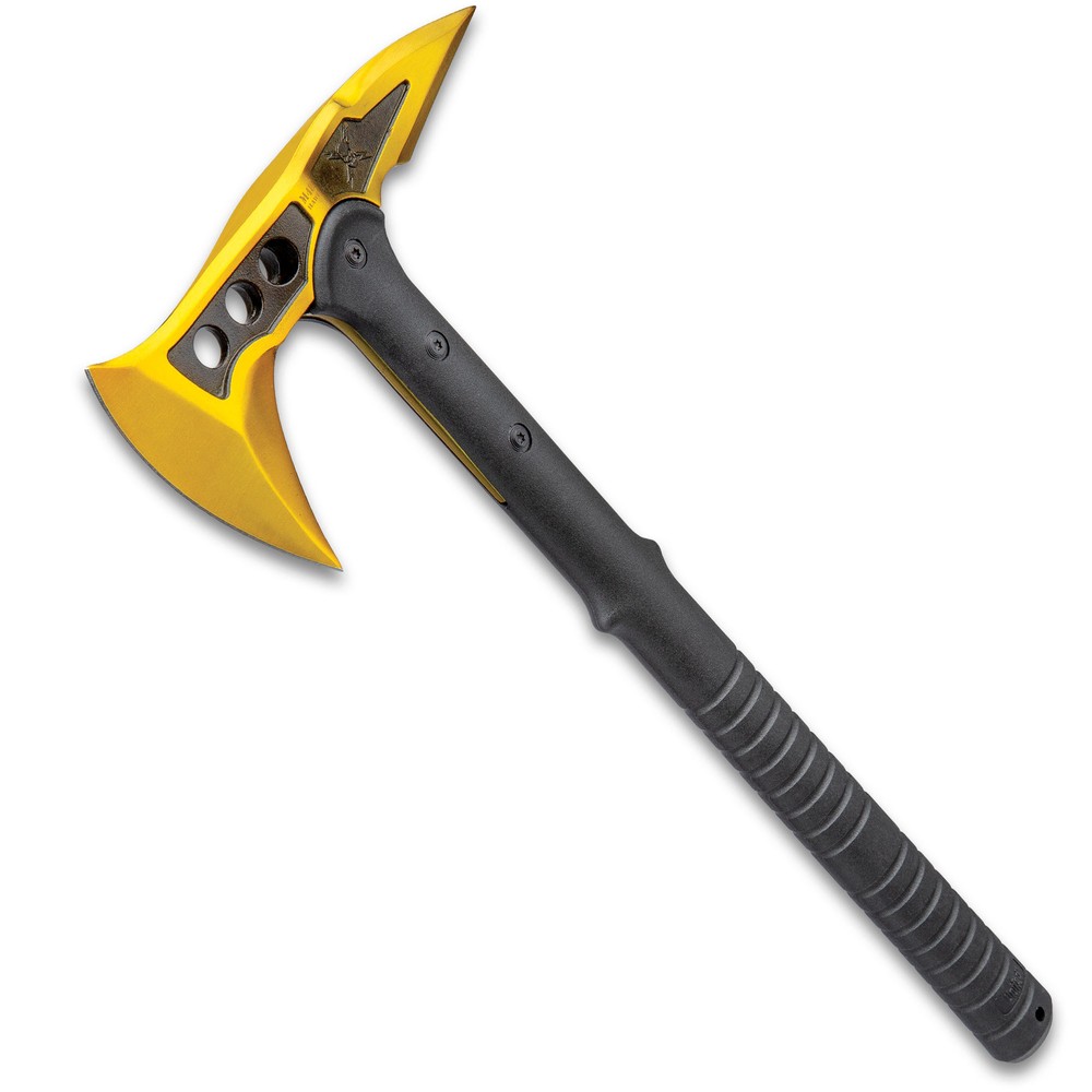 M48 Tomahawk Gold Survival Tactical Throwing Axe with Sheath