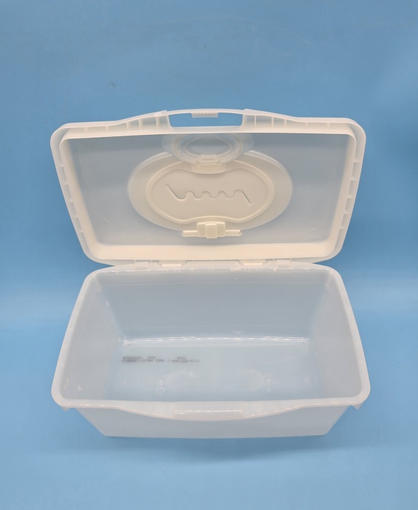 Huggies Baby Wipes EMPTY Container White With Pop Up Top