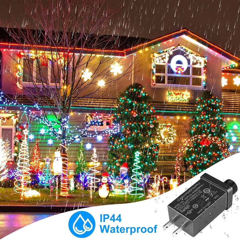 4.5V 0.6A LED Class 2 Power Adapter, 2.7W Transformer Replacement Black