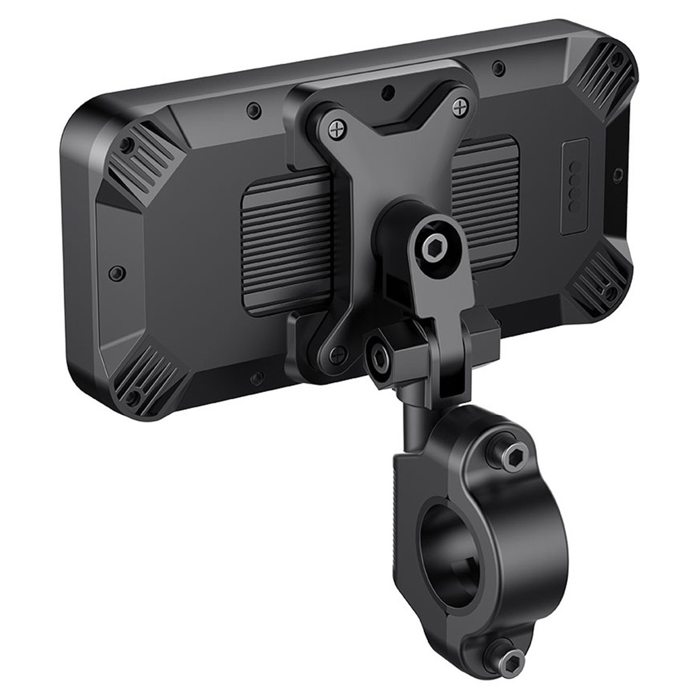 6.25" Motorcycle GPS Navigation Touch Screen Wireless CarPlay Android Auto Cam