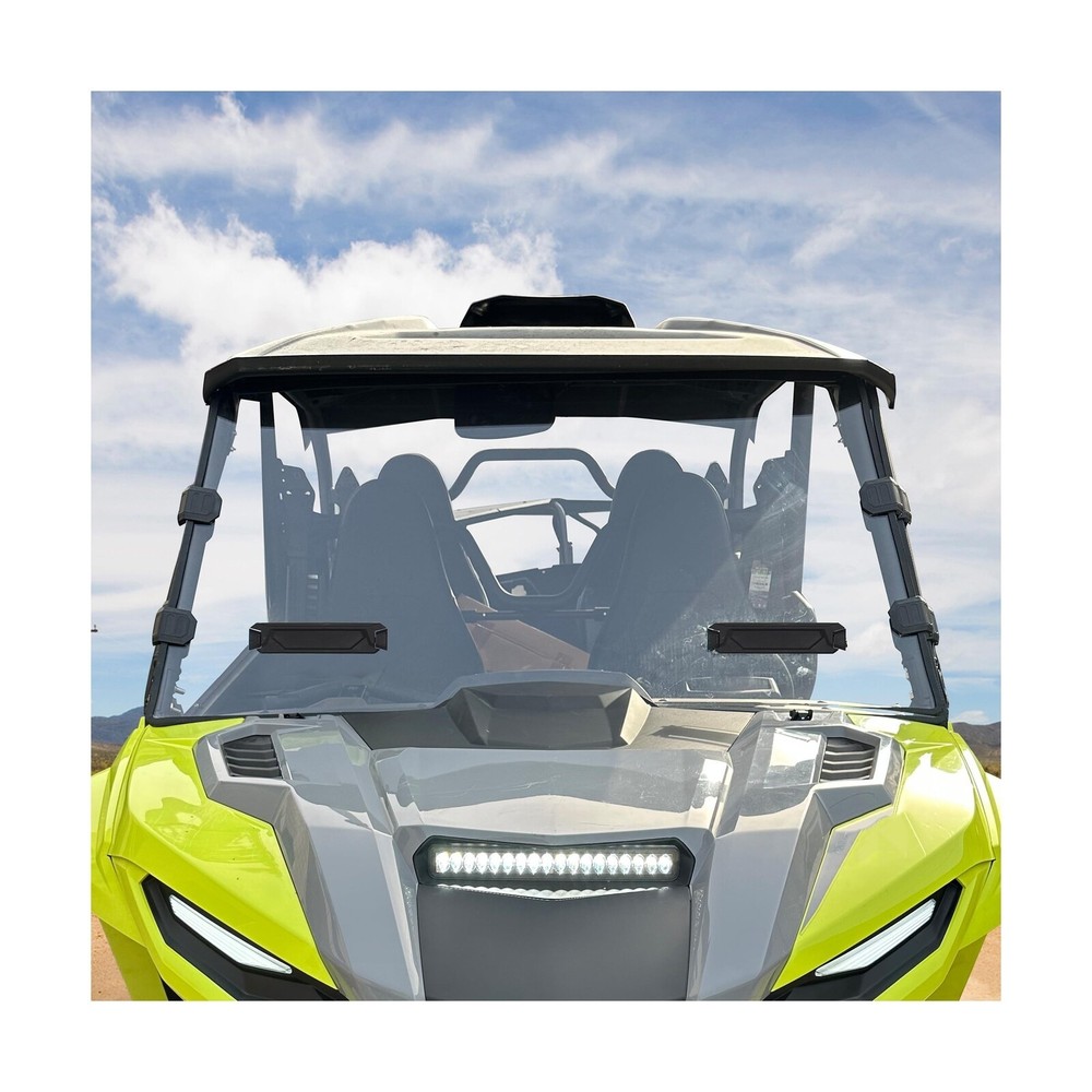 Front Full Windshield Compatible with Yamaha Wolverine RMAX2 1000/ RMAX4 1000...