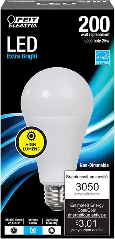 25W LED Bulbs for EZ Tracer Projector - 2 Pack, Bright White Light