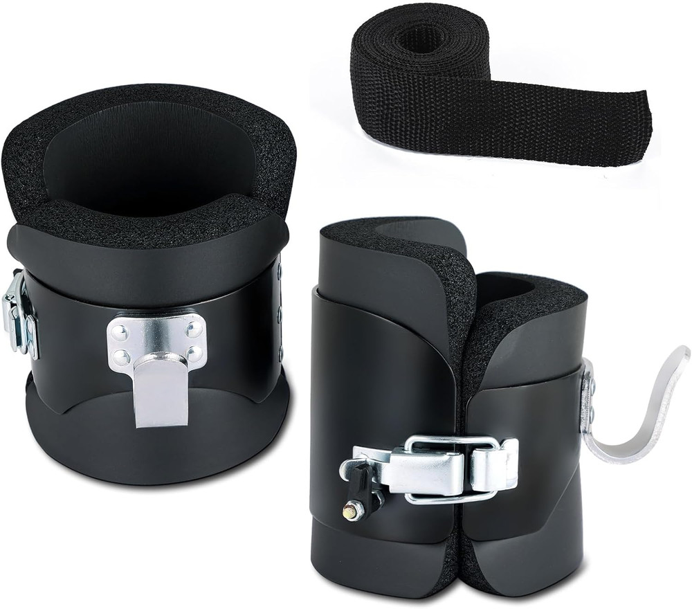 Gravity Inversion Boots with 2 Hooks, Anti Gravity Hanging Boots for Core Streng