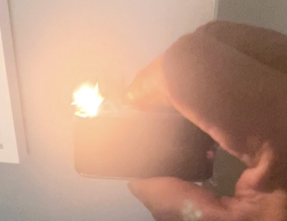 Vintage Ronson Adonis Leather Wrapped Varaflame Lighter