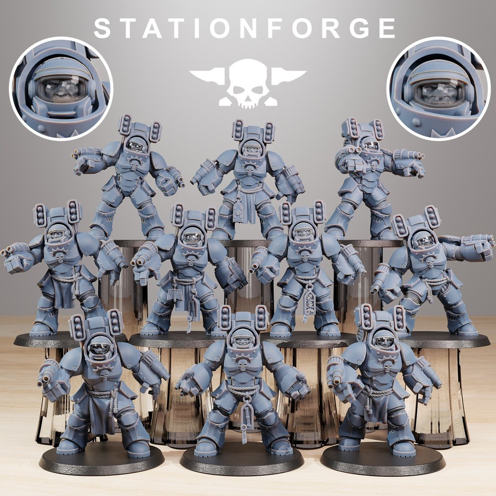 Socratis Support Vanguard Marines x6, Space Division, Stationforge