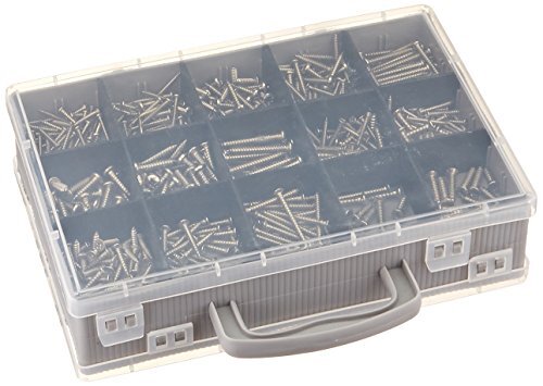 Performance Tool W5355 1,120pc Hardware Assortment (Pan Heads, Oval Head)