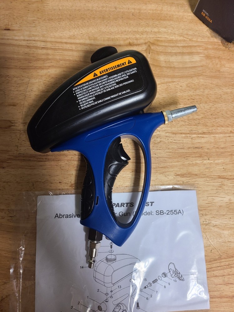 Air Abrasive Spot Blaster Gun