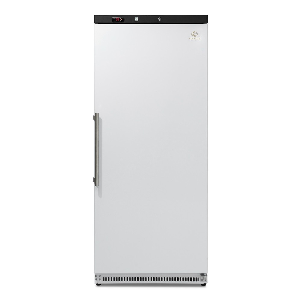 KOOLOTS 20.8 Cu.Ft White Upright Commercial Refrigerator Solid Door Lock