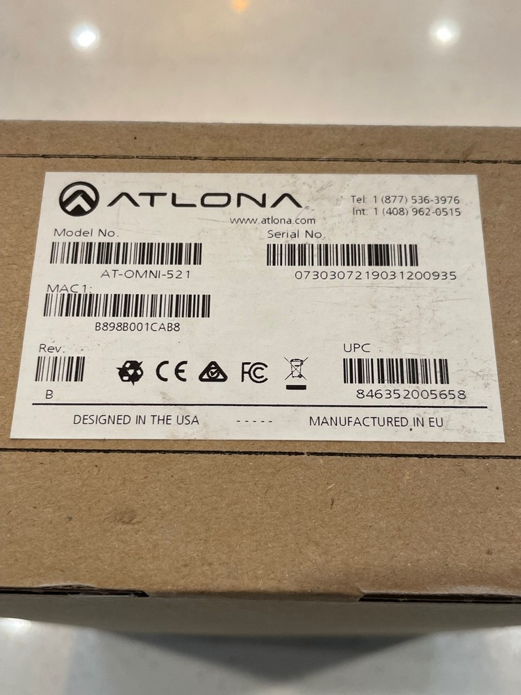 Atlona AT-OMNI-521, HDMI Network Encoder, NOS, **LOOK**