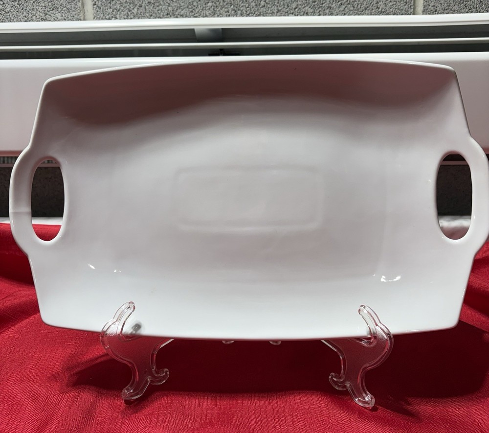 Large Rectangular China  Serving Platter EUC