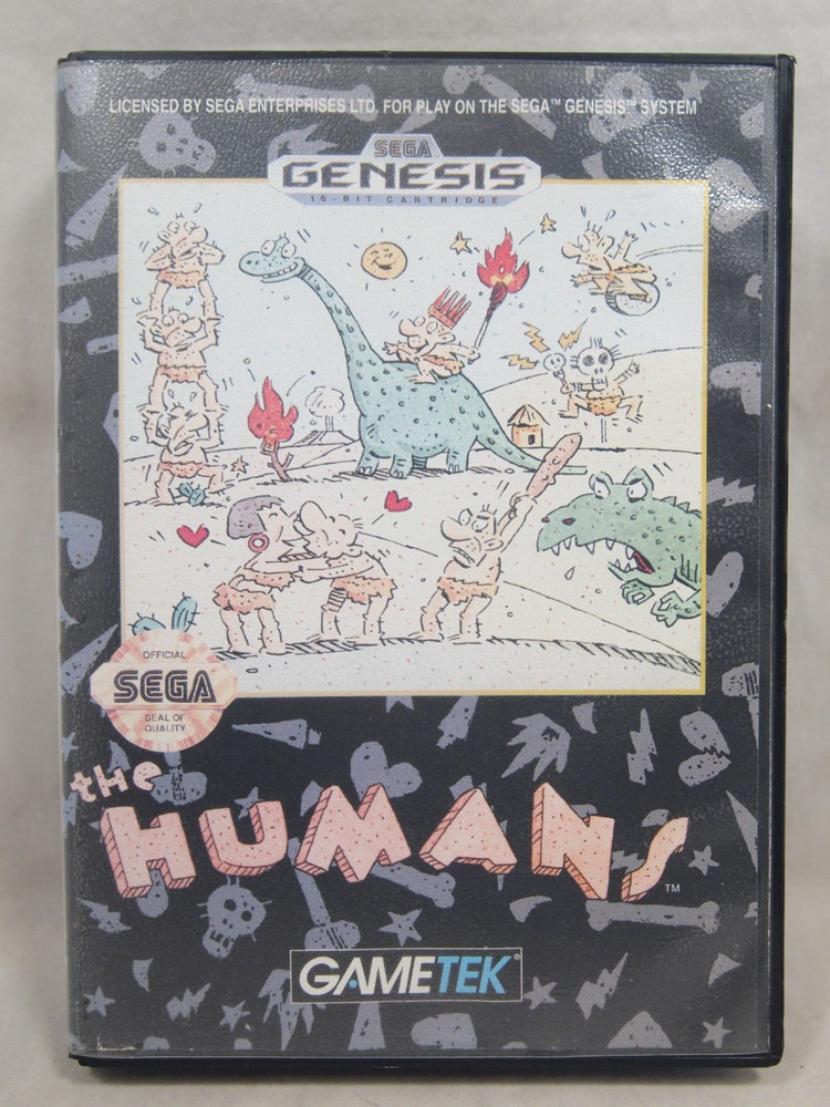 The Humans Case (SEGA Genesis) Authentic BOX ONLY